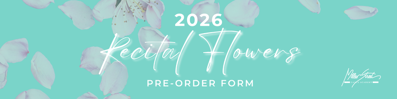 Recital flower pre-order